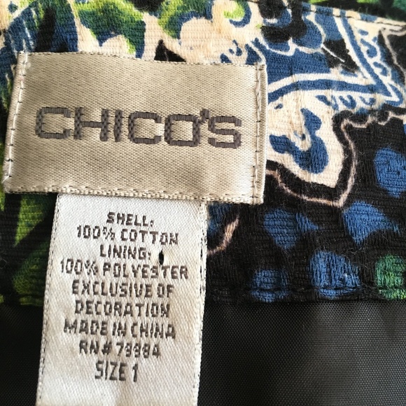 Chico’s 1 Embellished Sequins Blazer - Picture 4 of 5